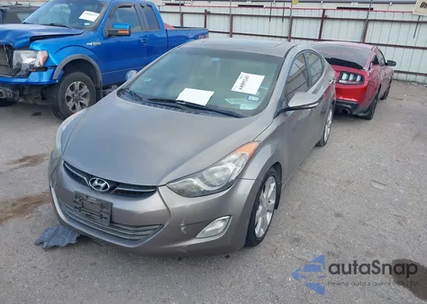 2013 Hyundai Elantra Limited from USA, damaged, VIN 5NPDH4AE5DH220237